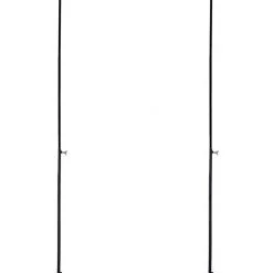 AshmanOnline Ashman Shepherds Hook 65 Inch Two Sided Shepherd Hook, 1/2 Inch Thick, Super Strong, Rust Resistant Steel Hook Ideal For Use For Hanging Plant Baskets, Bird Feeders, And Weddings, 2 Pack Shepherd's Hooks