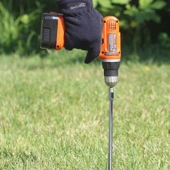 AshmanOnline Ashman 18 Inch Galvanized Ground Anchor Bolt (4 Pack) Ground Anchors