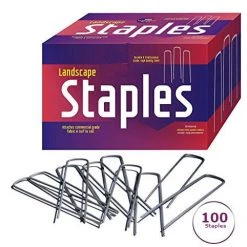 AshmanOnline Ashman 6 Inch Landscape Staples, 100 Count