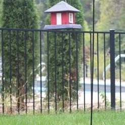 AshmanOnline Ashman Black Shepherd Hook 65 Inch, 1/2 Inch (12MM) Diameter, Super Strong, Rust Resistant Steel Hook For Hanging Plant Baskets, Bird Feeders And More