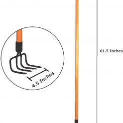 AshmanOnline Ashman Garden Cultivator (1 Pack) – Sturdy Hand Tiller / Cultivator – Heavy Duty Blade For Digging, Loosening Soil And Weeding – Rust Resistant Build.