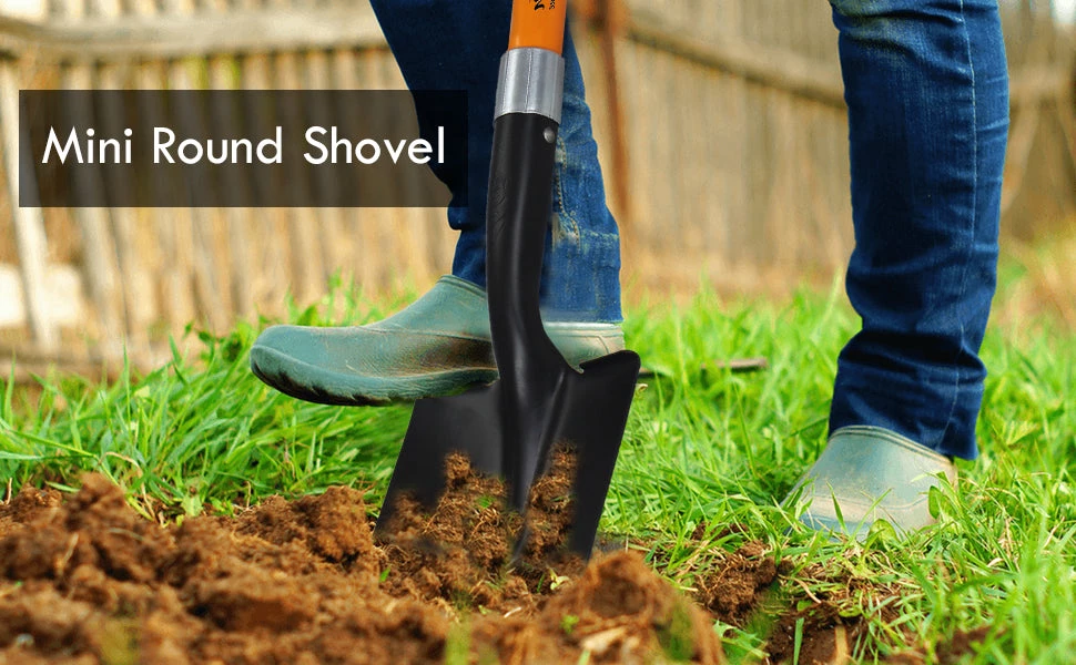 Ashman Online Ashman Round Shovel (Medium) – (1 Pack) – 27 Inches Short Handle Round Shovel With D Handle Grip | Fiber Glass Handle With A Sturdy Blade. Garden Tools 10 Ashman Online Ashman Round Shovel (Medium) – (1 Pack) – 27 Inches Short Handle Round Shovel With D Handle Grip | Fiber Glass Handle With A Sturdy Blade. Garden Tools
