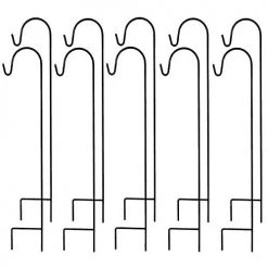 AshmanOnline Ashman Black Shepherd Hook 48 Inches Tall 1/3 Inch In Diameter, Pack Of 10 Hooks 17 AshmanOnline Ashman Black Shepherd Hook 48 Inches Tall 1/3 Inch In Diameter, Pack Of 10 Hooks