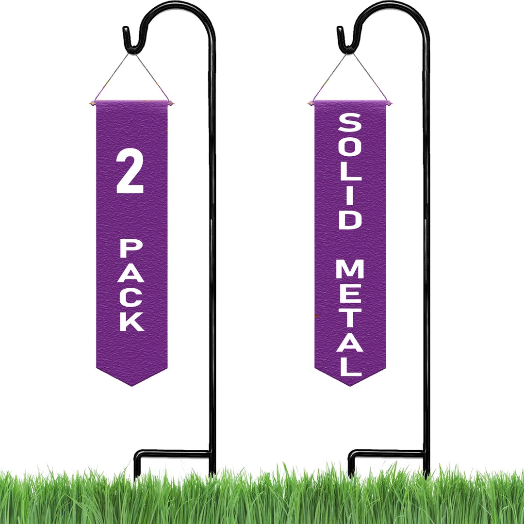 AshmanOnline Shepherd's Hooks Ashman Shepherds Hook 48 Inches Long (2 Pack), 2/5 Inch In Diameter, Super Strong, Rust Resistant Steel Hook 3 AshmanOnline Shepherd's Hooks Ashman Shepherds Hook 48 Inches Long (2 Pack), 2/5 Inch In Diameter, Super Strong, Rust Resistant Steel Hook