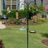 Ashman Online Ashman Deluxe Premium Bird Feeding Station, 22" Wide X 91" Tall (82 Inch Above Ground) Black With 4 Multiple Hooks And 4 Bird Feeders Hanging Kit. 2 Ashman Online Ashman Deluxe Premium Bird Feeding Station, 22" Wide X 91" Tall (82 Inch Above Ground) Black With 4 Multiple Hooks And 4 Bird Feeders Hanging Kit.