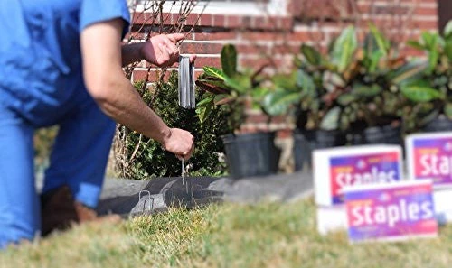 AshmanOnline Ashman Garden Landscape Staples Stakes Pins SOD Staples For Weed Barrier Fabric, Drip Irrigation Tubing, 200 Count Heavy Duty & Anti Rust. 6 AshmanOnline Ashman Garden Landscape Staples Stakes Pins SOD Staples For Weed Barrier Fabric, Drip Irrigation Tubing, 200 Count Heavy Duty & Anti Rust.