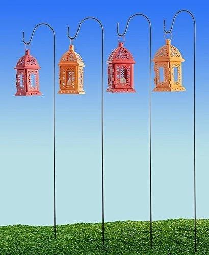 AshmanOnline Ashman Shepherd's 35 Inches Hooks, Black, Set Of 12 Made Of Premium Metal Metal For Hanging Bird Feeders. 7 AshmanOnline Ashman Shepherd's 35 Inches Hooks, Black, Set Of 12 Made Of Premium Metal Metal For Hanging Bird Feeders.