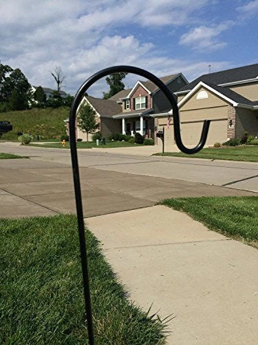 AshmanOnline Ashman Shepherd's 35 Inches Hooks, Black, Set Of 12 Made Of Premium Metal Metal For Hanging Bird Feeders. 8 AshmanOnline Ashman Shepherd's 35 Inches Hooks, Black, Set Of 12 Made Of Premium Metal Metal For Hanging Bird Feeders.