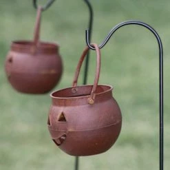 AshmanOnline Ashman Adjustable Shepherd's Hooks With 4 Prongs, Black, Set Of 4 Made Of Premium Metal For Hanging Solar Lights, Bird Feeders, Etc...