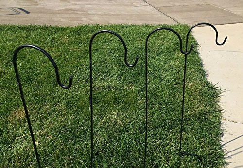 AshmanOnline Ashman Shepherd's Hooks Set Of 8. 35 Inches Long Made Of Premium Metal For Hanging Plant Hangers 8 AshmanOnline Ashman Shepherd's Hooks Set Of 8. 35 Inches Long Made Of Premium Metal For Hanging Plant Hangers