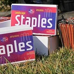 AshmanOnline Ashman 6 Inch Landscape Staples, 50 Count