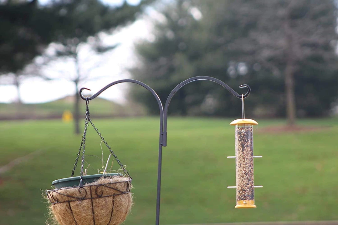 AshmanOnline Shepherd's Hooks Ashman Shepherds Hook 65 Inch Two Sided Shepherd Hook, 1/2 Inch Thick, Super Strong, Rust Resistant Steel Hook For Hanging Plant Baskets, 4 Pack 8 AshmanOnline Shepherd's Hooks Ashman Shepherds Hook 65 Inch Two Sided Shepherd Hook, 1/2 Inch Thick, Super Strong, Rust Resistant Steel Hook For Hanging Plant Baskets, 4 Pack