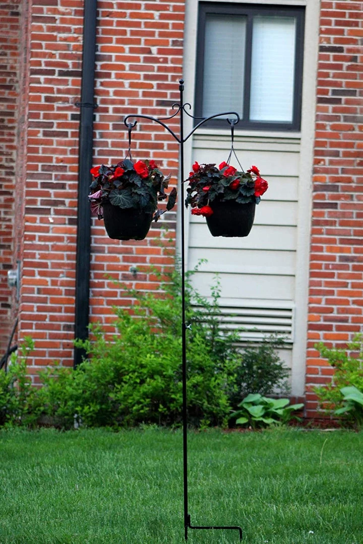 AshmanOnline Shepherd's Hooks Ashman 91 Inch Adjustable Shepherds Hook With Twin Hooks 5/8 Inches Thick, (1 Pack) Super Strong, Rust Resistant Steel Hook. 9 AshmanOnline Shepherd's Hooks Ashman 91 Inch Adjustable Shepherds Hook With Twin Hooks 5/8 Inches Thick, (1 Pack) Super Strong, Rust Resistant Steel Hook.