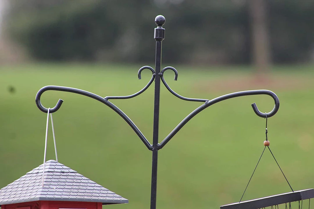 AshmanOnline Shepherd's Hooks Ashman 91 Inch Adjustable Shepherds Hook With Twin Hooks 5/8 Inches Thick, (1 Pack) Super Strong, Rust Resistant Steel Hook. 6 AshmanOnline Shepherd's Hooks Ashman 91 Inch Adjustable Shepherds Hook With Twin Hooks 5/8 Inches Thick, (1 Pack) Super Strong, Rust Resistant Steel Hook.