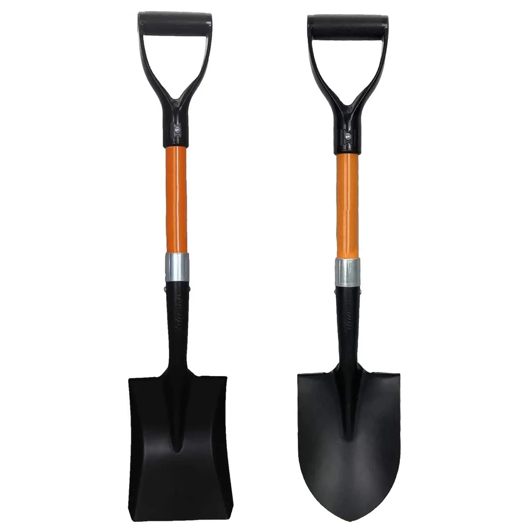 AshmanOnline Ashman 2 Various Assorted Round And Square Shovels (2 Pcs) – 27 Inches In Length With D-Cup Mini Handle Shovels, Sturdy Build And Easy To Use, Firm And Comfortable Durable Handle, Built To Last Garden Tools 4 AshmanOnline Ashman 2 Various Assorted Round And Square Shovels (2 Pcs) – 27 Inches In Length With D-Cup Mini Handle Shovels, Sturdy Build And Easy To Use, Firm And Comfortable Durable Handle, Built To Last Garden Tools
