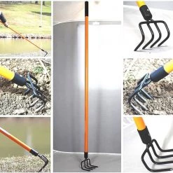 AshmanOnline Ashman Garden Cultivator (1 Pack) – Sturdy Hand Tiller / Cultivator – Heavy Duty Blade For Digging, Loosening Soil And Weeding – Rust Resistant Build.