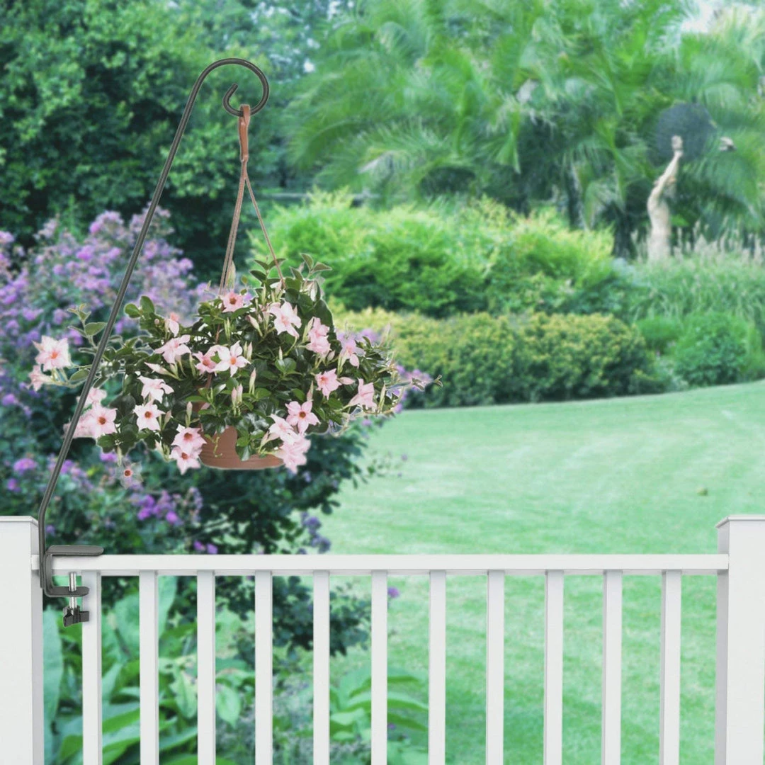 Ashman Garden Decor Deck Hooks Ashman Deck Hook 1 Pack, Double Forged And Ideal For Bird Feeders, Plant Hangers 9 Ashman Garden Decor Deck Hooks Ashman Deck Hook 1 Pack, Double Forged And Ideal For Bird Feeders, Plant Hangers