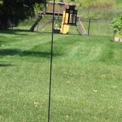 AshmanOnline Shepherd's Hooks Ashman Black Shepherd Hook 92 Inch, 1/2-Inch Diameter Thick, Super Strong, Rust Resistant Steel Hook