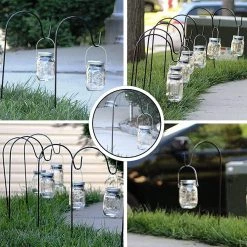 AshmanOnline Ashman 25 Inch Shepherds Hook 2 Pack Shepherd's Hooks