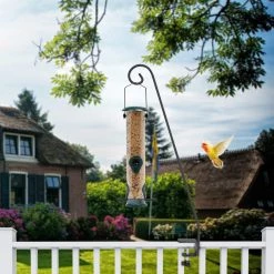 Ashman Garden Decor Ashman Small Deck Hook Small 2 Pack, Double Forged Solid Metal Single Piece Rod, Ideal For Bird Feeders, Plant Hanging Basket Deck Hooks