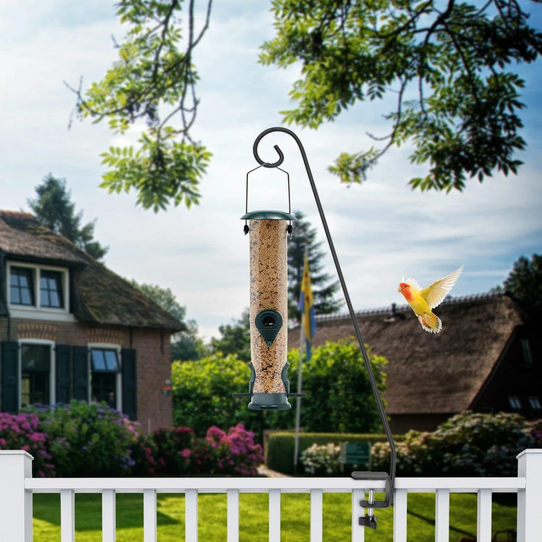 Ashman Garden Decor Deck Hooks Ashman Deck Hook 1 Pack, Double Forged And Ideal For Bird Feeders, Plant Hangers 5 Ashman Garden Decor Deck Hooks Ashman Deck Hook 1 Pack, Double Forged And Ideal For Bird Feeders, Plant Hangers