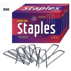 Ashman Online Ashman 6 Inch Landscape Staples, 500 Count
