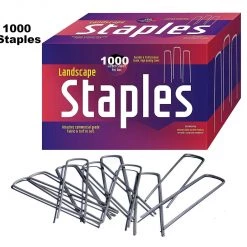 AshmanOnline Ashman 6 Inch Landscape Staples, 1,000 Count