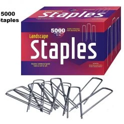 AshmanOnline Ashman 6 Inch Landscape Staples, 5000 Count