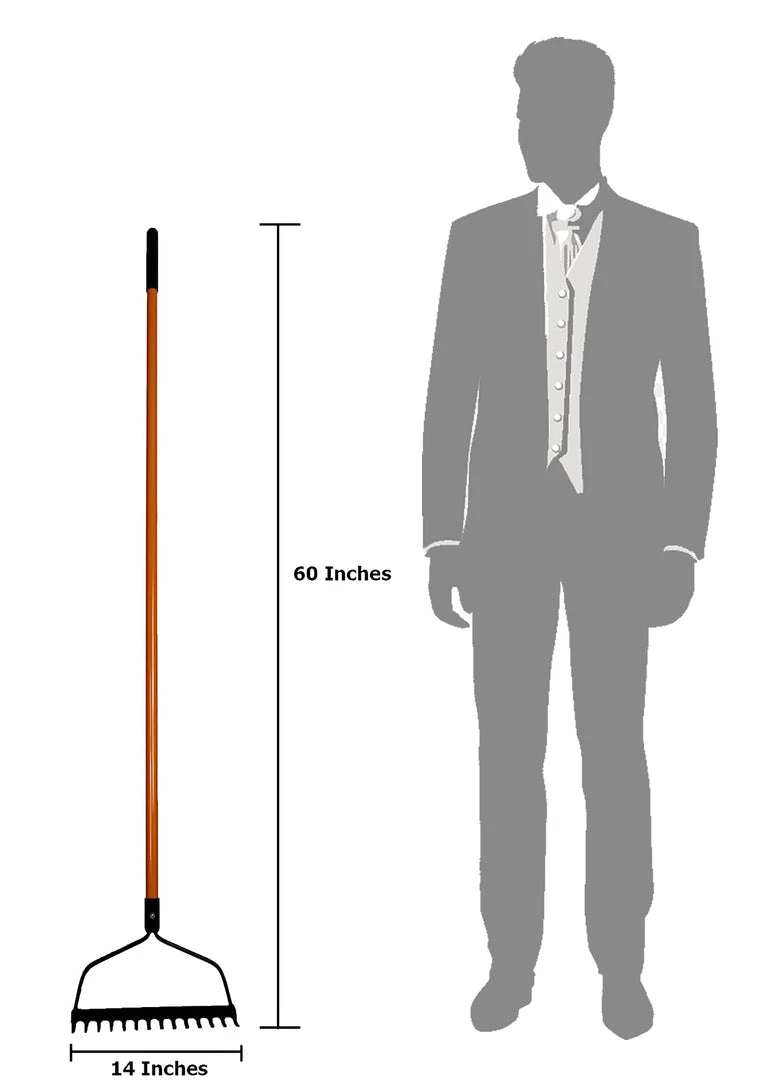 AshmanOnline Garden Tools Ashman Bow Rake (6 Pack) – Heavy Duty 56 Inch Fiberglass Handle, Equipped With Rubber Grip Handle For A Strong Hold When Working – Rust Resistant 7 AshmanOnline Garden Tools Ashman Bow Rake (6 Pack) – Heavy Duty 56 Inch Fiberglass Handle, Equipped With Rubber Grip Handle For A Strong Hold When Working – Rust Resistant