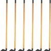 AshmanOnline Ashman Garden Hoe (6 Pack) – Sturdy Hand Tiller – Heavy Duty Blade For Digging, Loosening Soil And Weeding – Equipped With Rubber Grip Handle For A Strong Hold