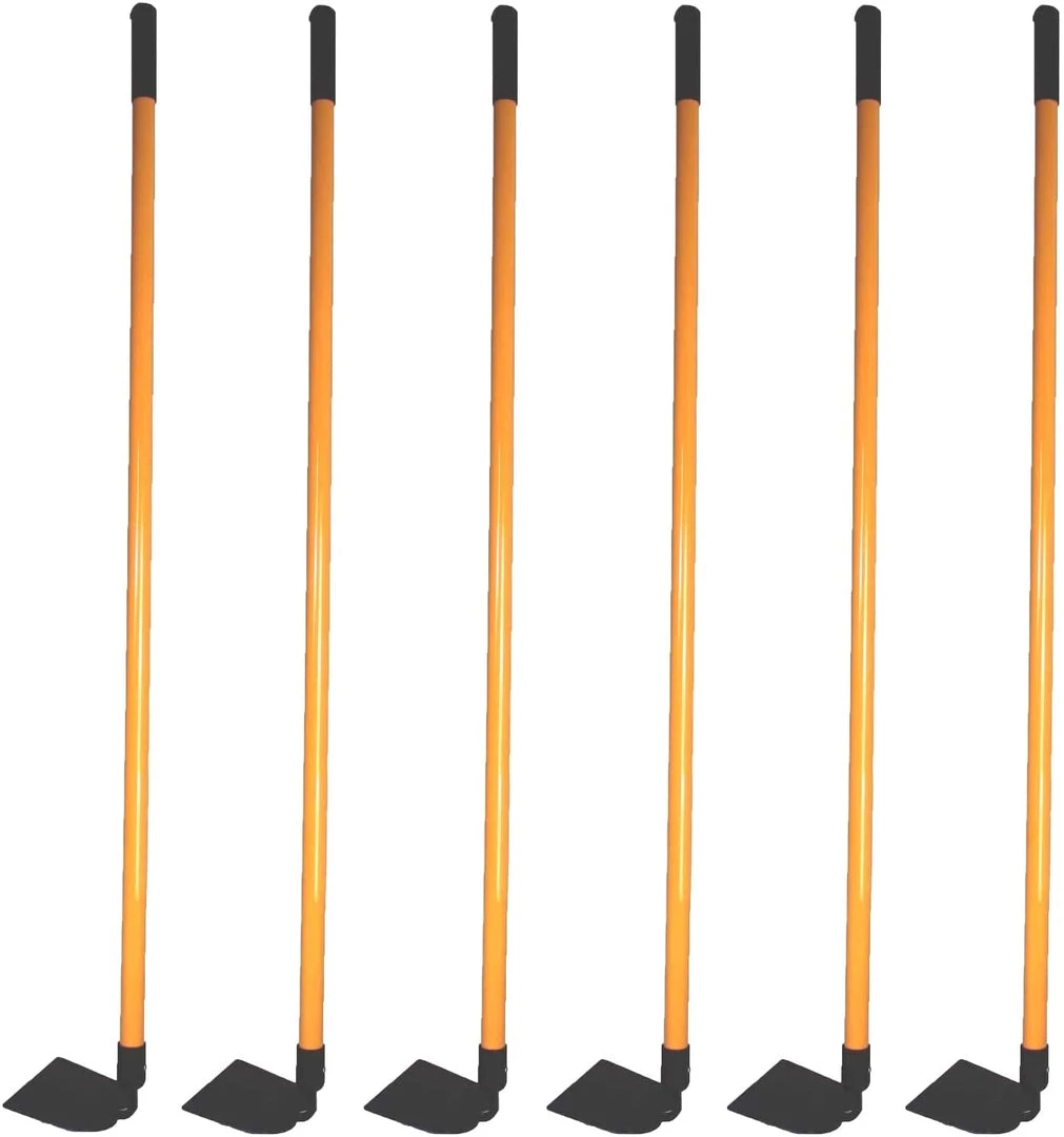 AshmanOnline Ashman Garden Hoe (6 Pack) – Sturdy Hand Tiller – Heavy Duty Blade For Digging, Loosening Soil And Weeding – Equipped With Rubber Grip Handle For A Strong Hold 3 AshmanOnline Ashman Garden Hoe (6 Pack) – Sturdy Hand Tiller – Heavy Duty Blade For Digging, Loosening Soil And Weeding – Equipped With Rubber Grip Handle For A Strong Hold