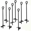 Ashman Garden Decor Ashman Black Ground Anchor 1000 Pieces 15 Inches In Length And 10MM Thick In Diameter