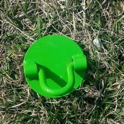 Ashman Products Ground Anchors Ashman 16 Inch Spiral Ground Anchor Green Color - Ideal For Securing Animals, Tents, Canopies, Sheds, Car Ports, Swing Sets, 44 Count