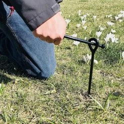 AshmanOnline Ashman Black Ground Anchor (8 Pack) 15 Inches In Length And 10MM Thick In Diameter With 25 Feet Of Rope Ground Anchors 11 AshmanOnline Ashman Black Ground Anchor (8 Pack) 15 Inches In Length And 10MM Thick In Diameter With 25 Feet Of Rope Ground Anchors