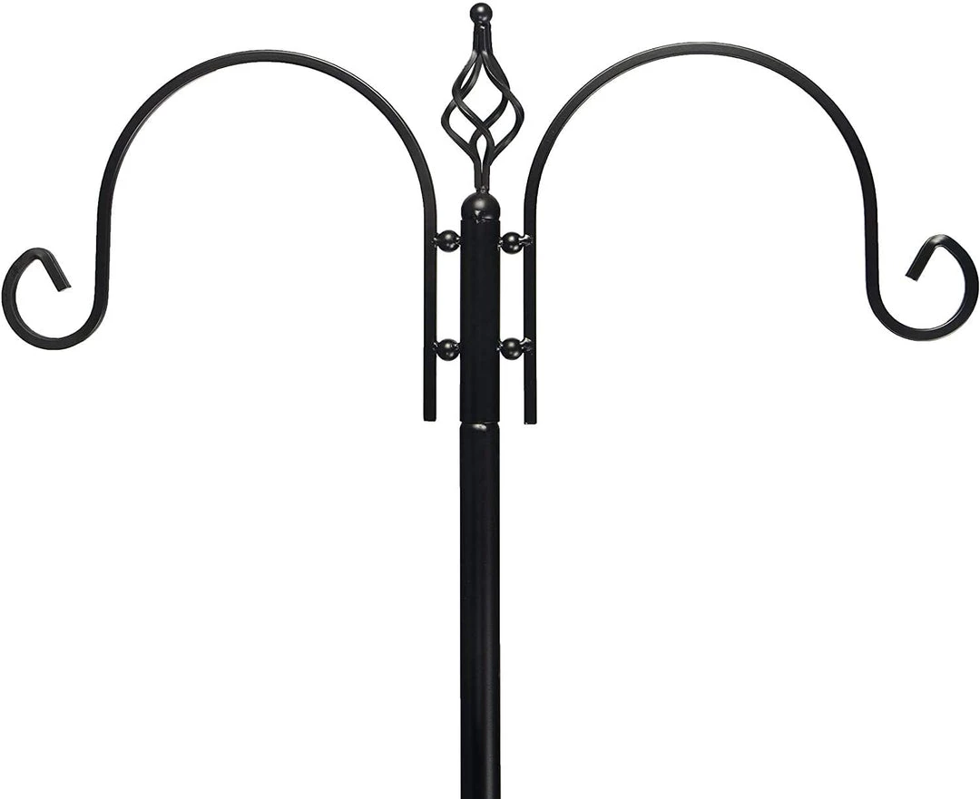 AshmanOnline Deluxe Bird Feeding Station (4 Pack) Bird Feeders For Outside - Multi Feeder Pole Stand Kit With 4 Hangers, Bird Bath And 3 Prong Base For Attracting Wild Birds - 22 Inch Wide X 92 Inch Tall. 8 AshmanOnline Deluxe Bird Feeding Station (4 Pack) Bird Feeders For Outside - Multi Feeder Pole Stand Kit With 4 Hangers, Bird Bath And 3 Prong Base For Attracting Wild Birds - 22 Inch Wide X 92 Inch Tall.