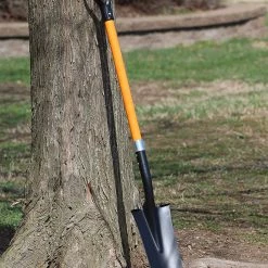AshmanOnline Ashman Drain Spade Shovel (6 Pack) - 48 Inches Long Handle Spade With D Handle Grip - Durable Handle With A Thick Metal Blade - Multipurpose Premium Quality Orange Shovel. Garden Tools