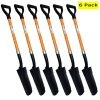 Ashman Online Ashman Drain Spade With Sharp Teeth (6 Pack) - 48 Inches Long Handle Spade With D Handle Grip - Durable Handle With 16 Inch Metal Blade - Multipurpose Premium Quality Orange Shovel. Garden Tools 1 Ashman Online Ashman Drain Spade With Sharp Teeth (6 Pack) - 48 Inches Long Handle Spade With D Handle Grip - Durable Handle With 16 Inch Metal Blade - Multipurpose Premium Quality Orange Shovel. Garden Tools