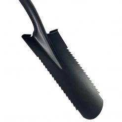 AshmanOnline Ashman Drain Spade With Sharp Teeth (2 Pack) - 48 Inches Long Handle Spade With D Handle Grip - Durable Handle With 16 Inch Metal Blade - Multipurpose Premium Quality Orange Shovel.