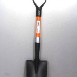 AshmanOnline Ashman Round Shovel (Medium) – (2 Pack) – 27 Inches In Length, Durable Handle, Round Shovel With Comfortable Grip With A Sturdy Blade, Multipurpose Premium Round Point Blade Shovel. Garden Tools