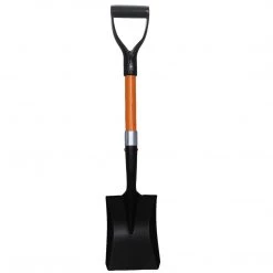 AshmanOnline Ashman Square Shovel (Medium) - (1 Pack), 27 Inches In Length With D-Cup Handle Square Shovel, Sturdy Build And Easy To Use, Material With Firm And Comfortable Durable Handle, Built To Last. Garden Tools