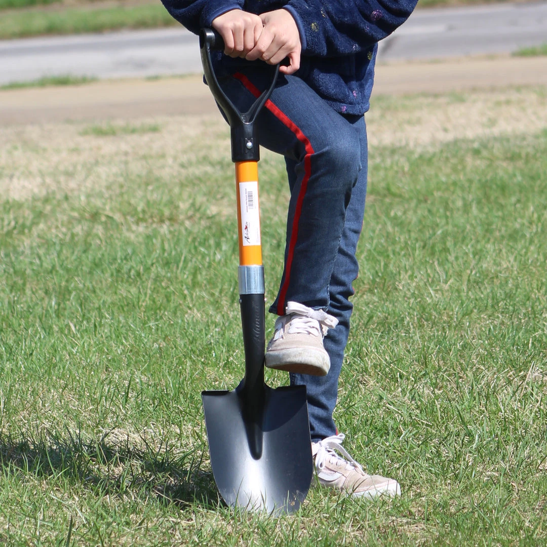 Ashman Online Ashman Round Shovel (Medium) – (1 Pack) – 27 Inches Short Handle Round Shovel With D Handle Grip | Fiber Glass Handle With A Sturdy Blade. Garden Tools 4 Ashman Online Ashman Round Shovel (Medium) – (1 Pack) – 27 Inches Short Handle Round Shovel With D Handle Grip | Fiber Glass Handle With A Sturdy Blade. Garden Tools