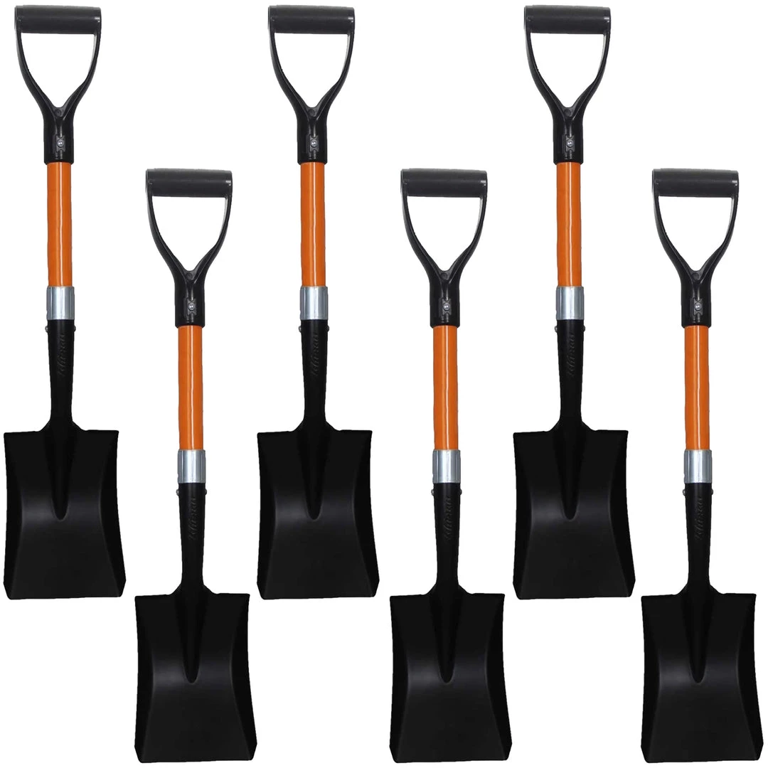 AshmanOnline Ashman Square Shovel (Medium) - (6 Pack), 27 Inches In Length With D-Cup Handle Square Shovel, Sturdy Build And Easy To Use, Material With Firm And Comfortable Durable Handle, Built To Last. Garden Tools 3 AshmanOnline Ashman Square Shovel (Medium) - (6 Pack), 27 Inches In Length With D-Cup Handle Square Shovel, Sturdy Build And Easy To Use, Material With Firm And Comfortable Durable Handle, Built To Last. Garden Tools