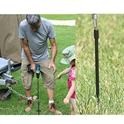 Ashman Online Ashman Black Ground Anchor 15 Inches In Length And 10MM Thick In Diameter, Ideal For Securing Animals, Tents, Canopies - Ground Anchor Drill - 8 Pack Ground Anchors 14 Ashman Online Ashman Black Ground Anchor 15 Inches In Length And 10MM Thick In Diameter, Ideal For Securing Animals, Tents, Canopies - Ground Anchor Drill - 8 Pack Ground Anchors