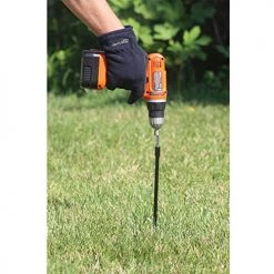 Ashman Online Ashman Black Ground Anchor 15 Inches In Length And 10MM Thick In Diameter, Ideal For Securing Animals, Tents, Canopies - Ground Anchor Drill - 8 Pack Ground Anchors 16 Ashman Online Ashman Black Ground Anchor 15 Inches In Length And 10MM Thick In Diameter, Ideal For Securing Animals, Tents, Canopies - Ground Anchor Drill - 8 Pack Ground Anchors