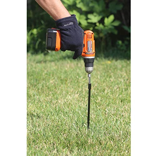 Ashman Online Ashman Black Ground Anchor 15 Inches In Length And 10MM Thick In Diameter, Ideal For Securing Animals, Tents, Canopies - Ground Anchor Drill - 8 Pack Ground Anchors 8 Ashman Online Ashman Black Ground Anchor 15 Inches In Length And 10MM Thick In Diameter, Ideal For Securing Animals, Tents, Canopies - Ground Anchor Drill - 8 Pack Ground Anchors