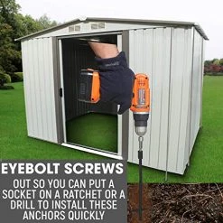 Ashman Online Ashman Black Ground Anchor 15 Inches In Length And 10MM Thick In Diameter, Ideal For Securing Animals, Tents, Canopies - Ground Anchor Drill - 8 Pack Ground Anchors 17 Ashman Online Ashman Black Ground Anchor 15 Inches In Length And 10MM Thick In Diameter, Ideal For Securing Animals, Tents, Canopies - Ground Anchor Drill - 8 Pack Ground Anchors