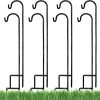 AshmanOnline Ashman Shepherd's Hooks Set Of 8. 35 Inches Long Made Of Premium Metal For Hanging Plant Hangers