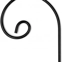 AshmanOnline Ashman Curled Shepherds Hook 48 Inch 1 Pack, 2/5 Inch Thick, Super Strong, Rust Resistant Steel Hook Ideal For Use At Weddings, Hanging Plant Baskets Shepherd's Hooks