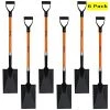 AshmanOnline Ashman Spade Shovel (6 Pack) – 41 Inches Long D Handle Grip – The Single Shovel Weighs 2.2 Pounds And Has A Durable Handle – Premium Quality Multipurpose Orange Spade Shovel With Strong Build. Garden Tools 2 AshmanOnline Ashman Spade Shovel (6 Pack) – 41 Inches Long D Handle Grip – The Single Shovel Weighs 2.2 Pounds And Has A Durable Handle – Premium Quality Multipurpose Orange Spade Shovel With Strong Build. Garden Tools