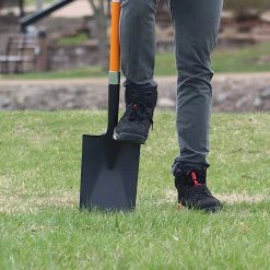 AshmanOnline Ashman Spade Shovel (1 Pack) - 41 Inches Long With D Handle Grip - Fiber Glass Handle With A Thick Metal Blade, Multipurpose Premium Quality Shovel.